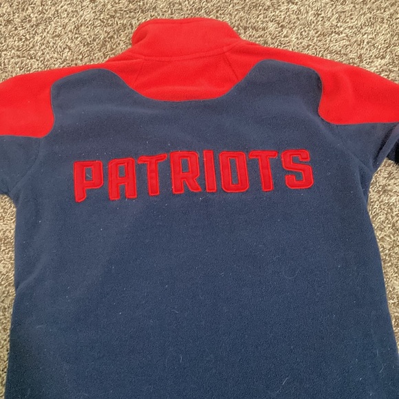 NFL Patriots youth large half zip fleece - Picture 2 of 2